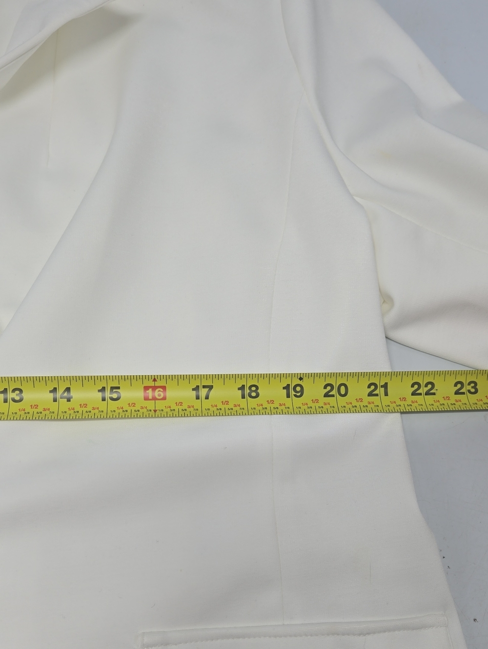 Express X Lady Gang Off White Button Notch Lapel Blazer XL New With Flaw - Picture 8 of 12